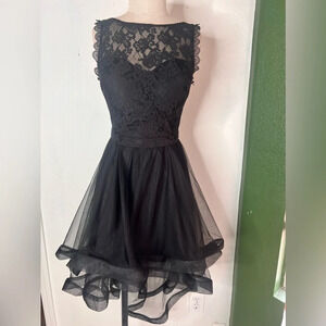 vintage lace layered appliqué dress prom and  hoco cocktail gothcore